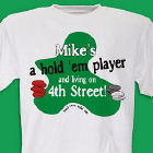 Custom Printed Poker Shirt for Dad